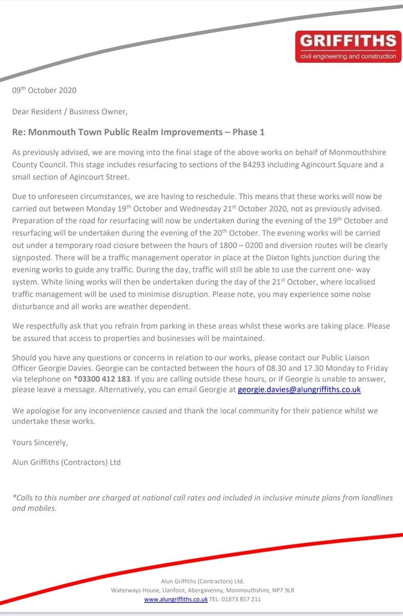 argincourt letter October 2020