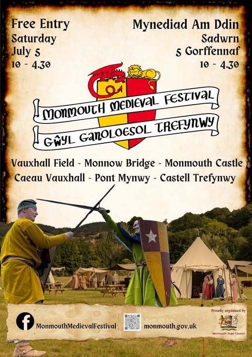 Poster Medieval Festival 5th July 2025