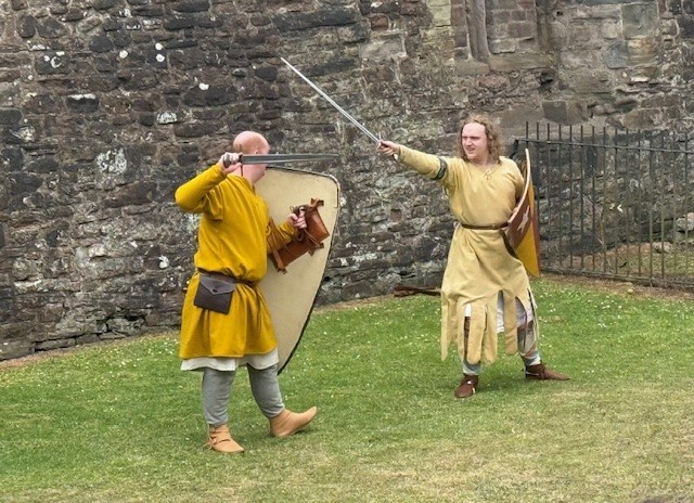 Image of Medieval Swordsmanship Demonstration - Monmouth Castle