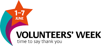 Volunteers week 1-7th June