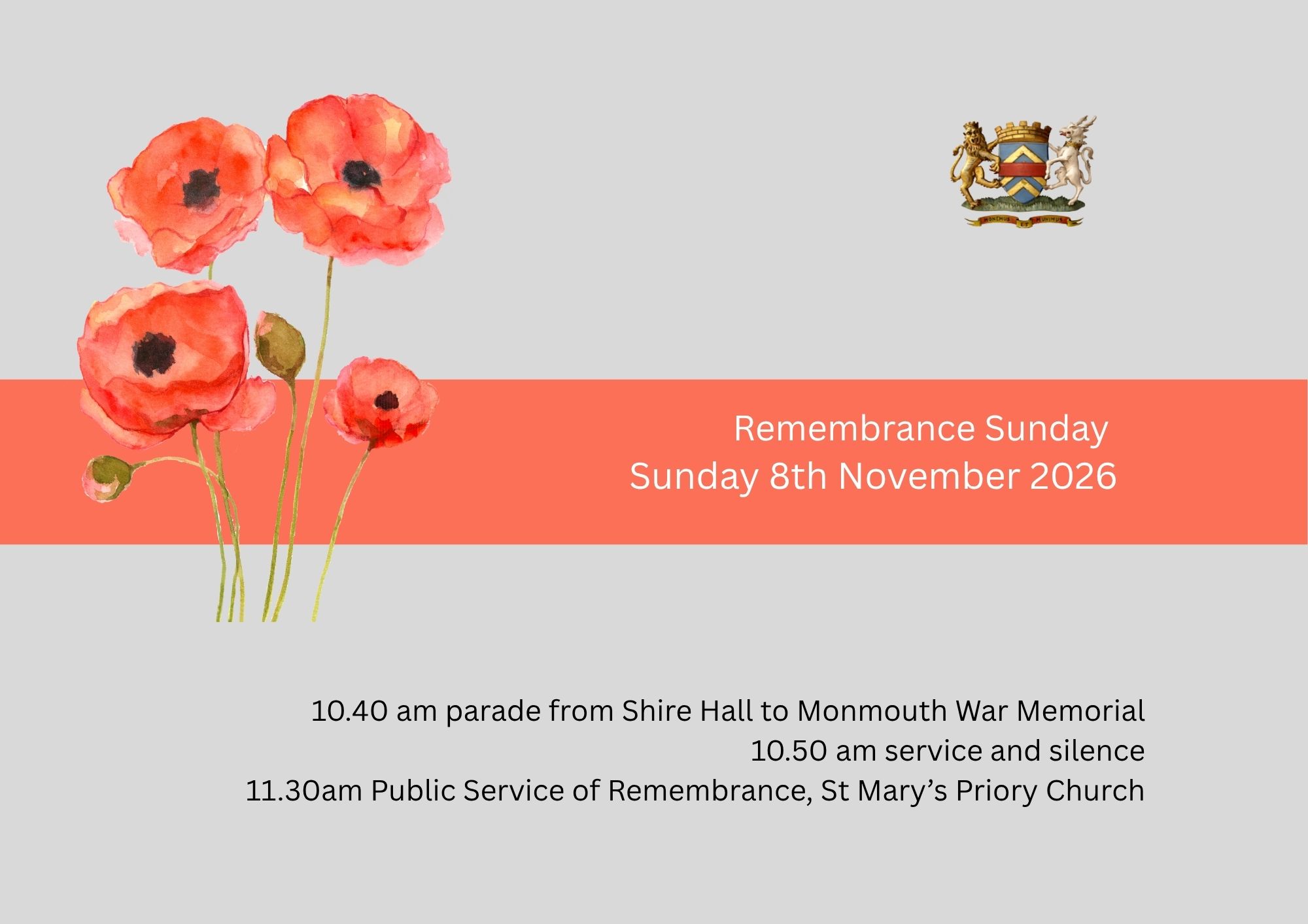 Remembrance Sunday 2026 Poster