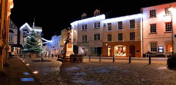 Agincourt Square at Christmas 