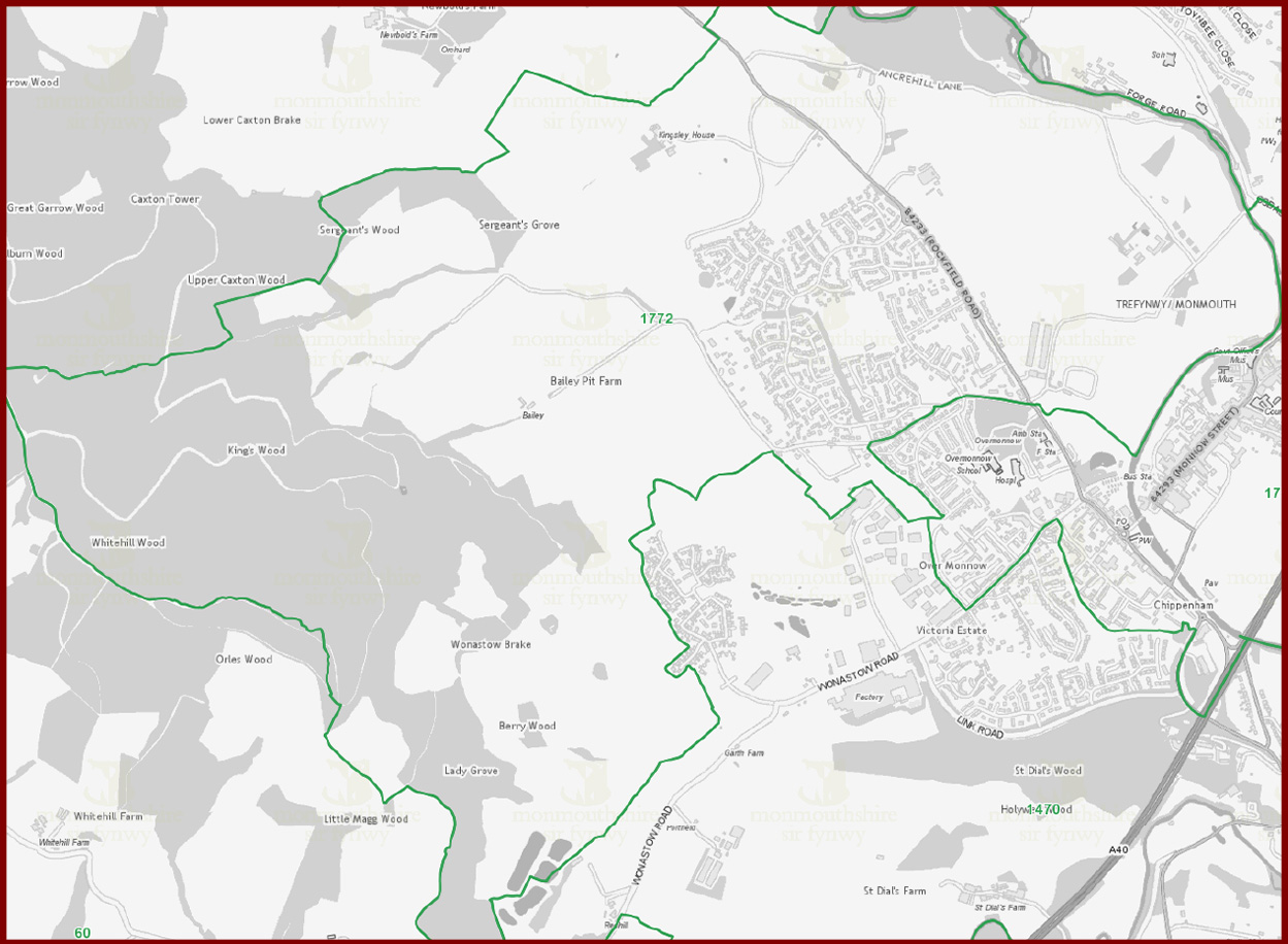 Drybridge Ward Map