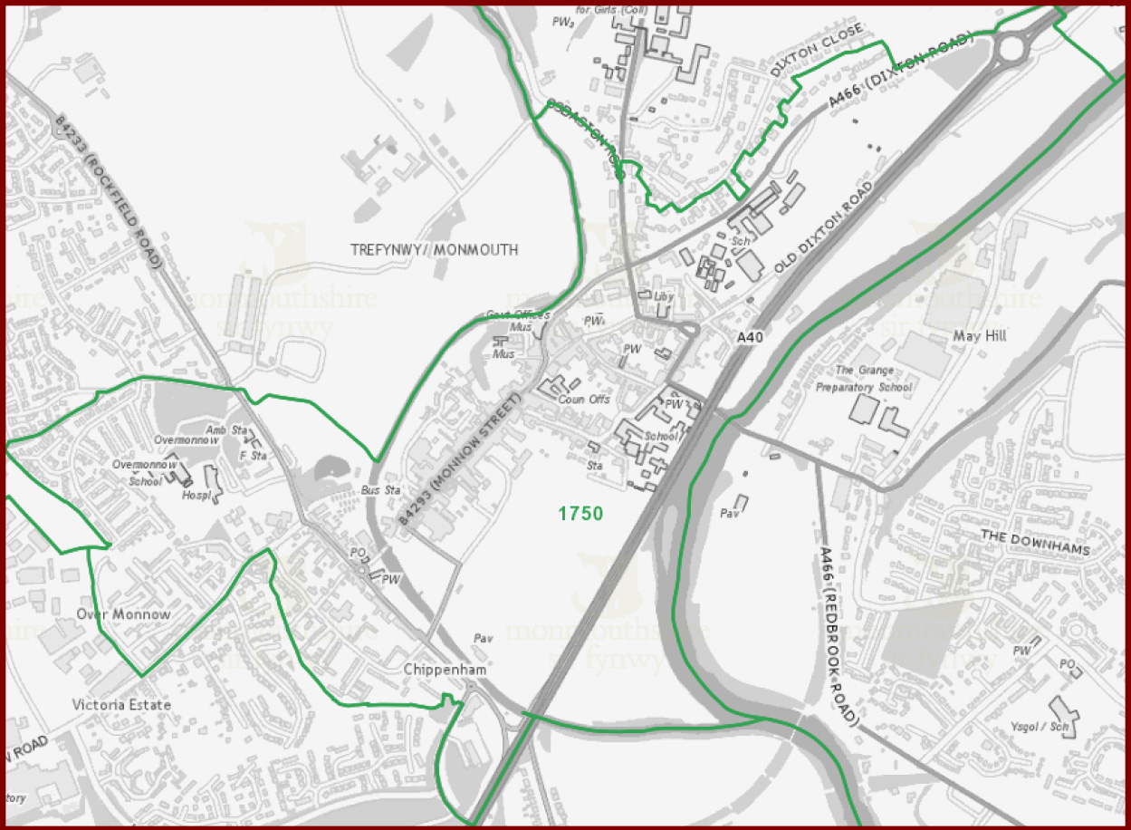 Town Ward Map